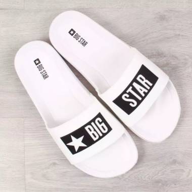 White Big Star M DD174700 pool slippers for the pool