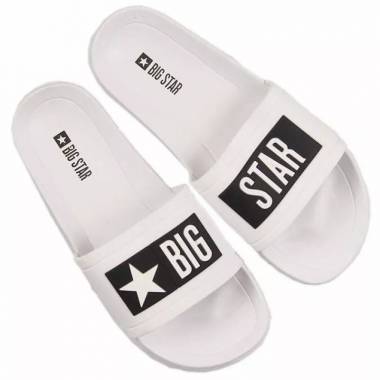 White Big Star M DD174700 pool slippers for the pool