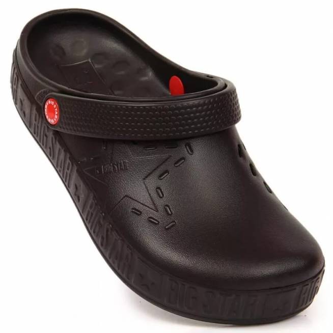 Big Star M II175001 black slippers