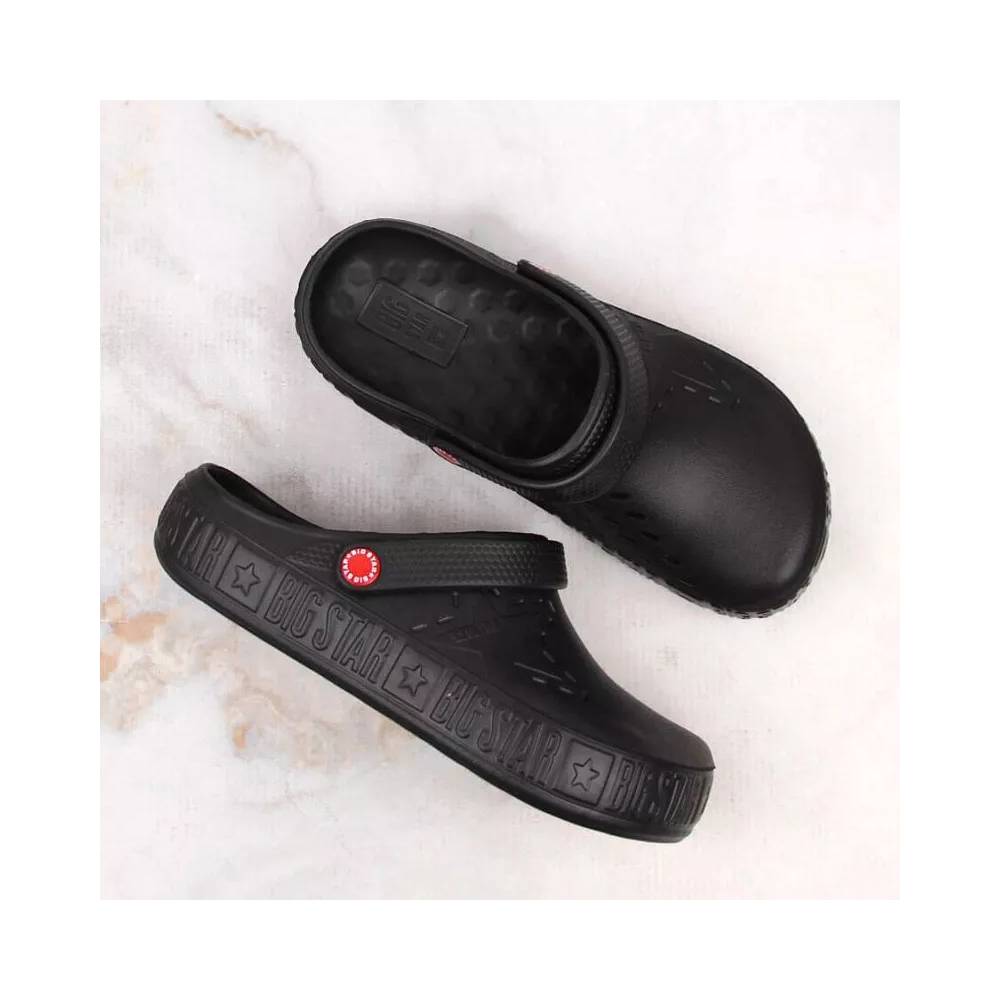 Big Star W II275001 black slippers