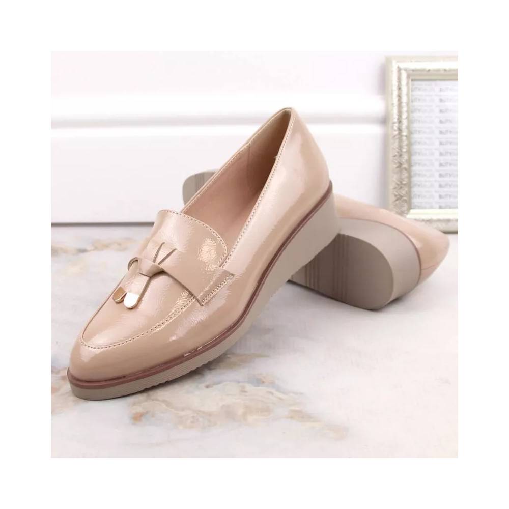 Vinceza W JAN263B wedge shoes, beige