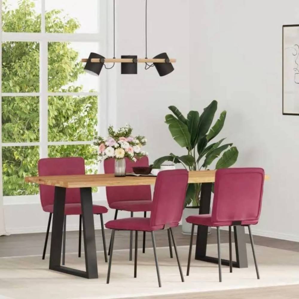 Velvet Dining Chairs Set