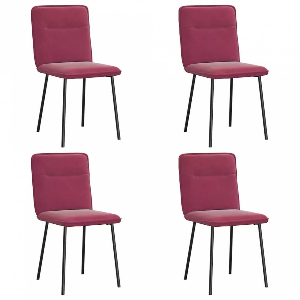 Velvet Dining Chairs Set