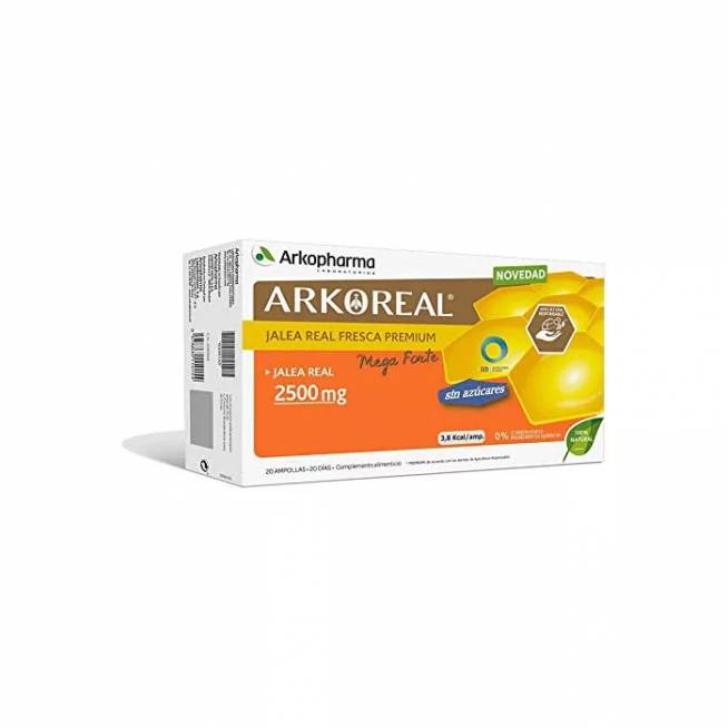 Arkoharma Arkoreal bičių pienelis 2500mg Bio 20 ampulių