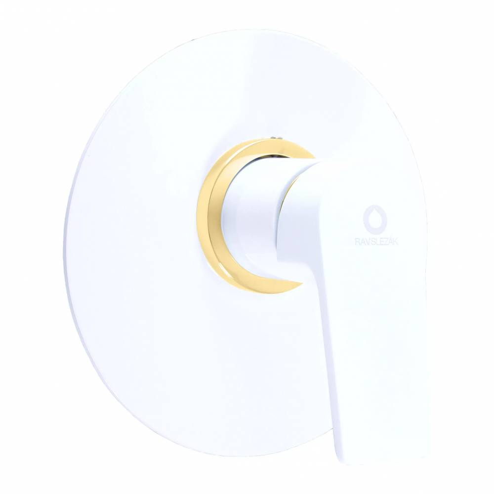 Dušo maišytuvas COLORADO GLOSSY WHITE/GOLD - Balta/aukso spalva