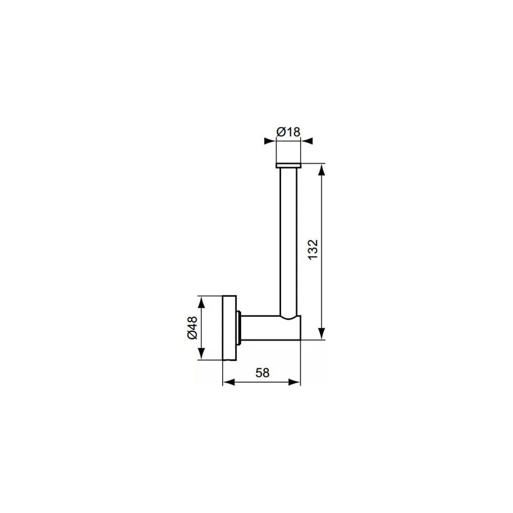 "Ideal Standard" pakaitinis ritės laikiklis IOM