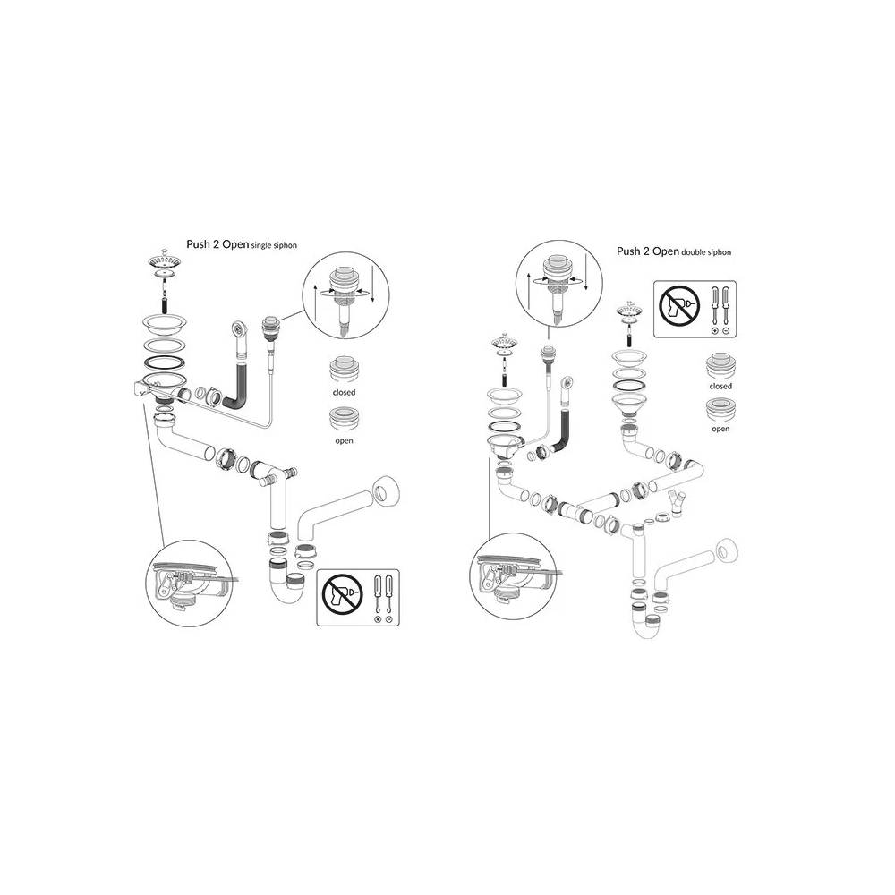 EVAN 111 + nano PVD 1 dubens kriauklė su praustuvu + taupymo sifonas PVD spalva / gryna anglis / aukso elementai