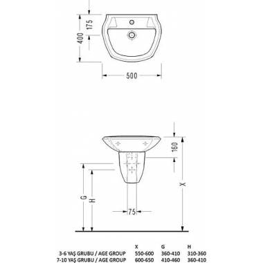 Serel izlietne Vaikams 8701DOGR