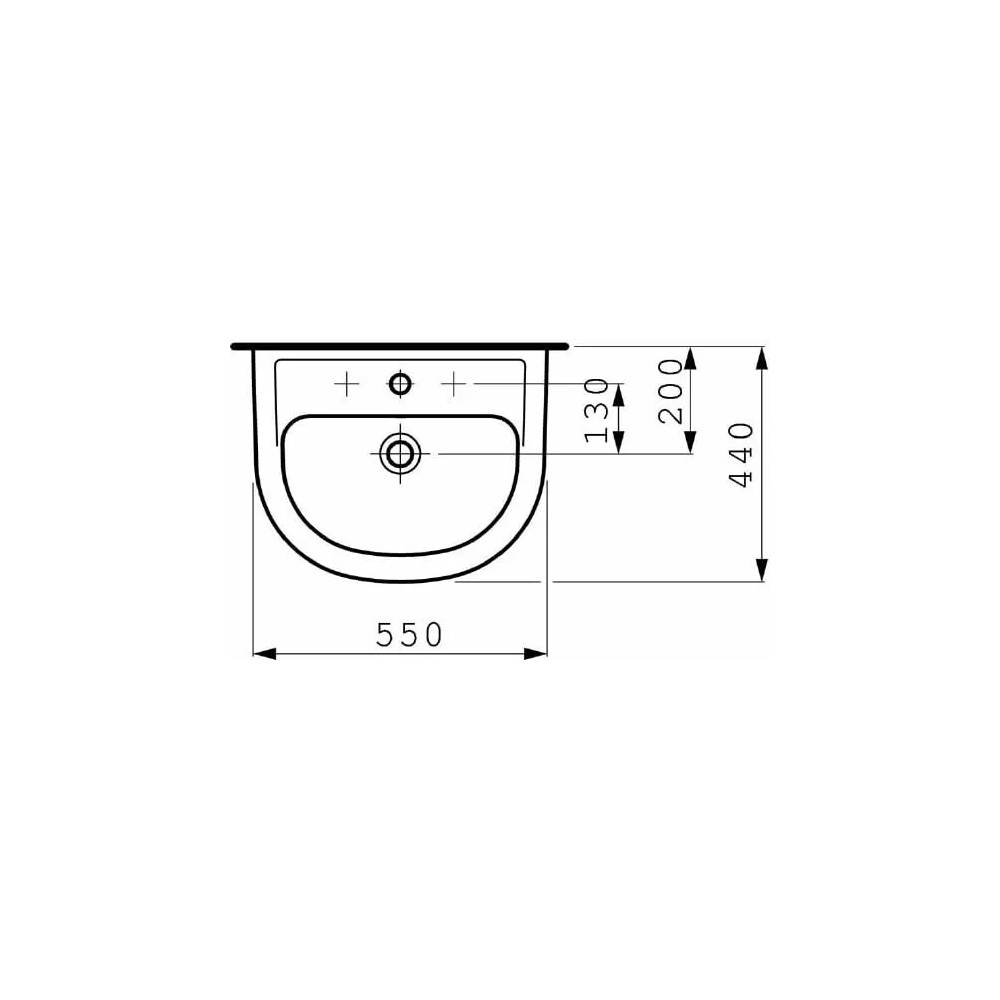 Laufen praustuvas Pro 8.1095.1.000.104.1