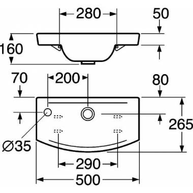 Gustavsberg išlietne Logic 5197