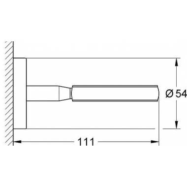 Grohe puodelio laikiklis Bau cosmopolitan 40585000