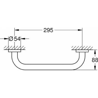 "Grohe Handrest Essentials" 40421001