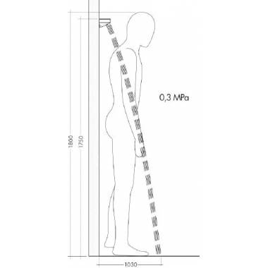 "Hansgrohe Rainfinity" viršutinė dušo kabina 26243700