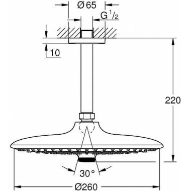 "Grohe Euphoria SmartControl" dušo galvutė 26460000