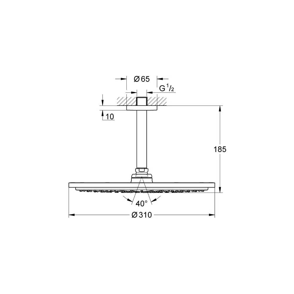 "Grohe" lietvamzdis 26067A00