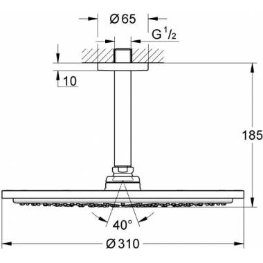 "Grohe" lietvamzdis 26067A00