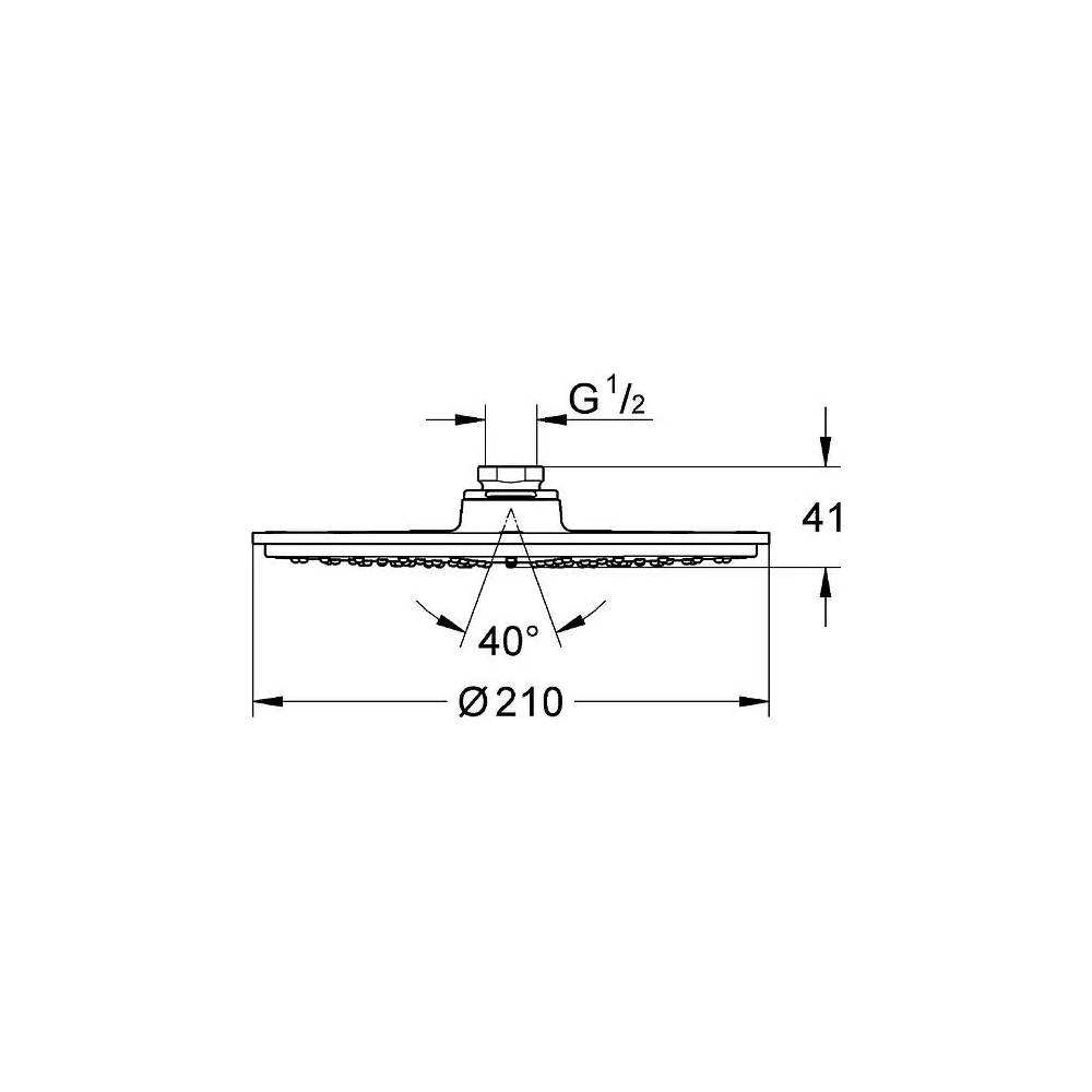 "Grohe" lietvamzdis "Cosmopolitan 210" 28368LS0