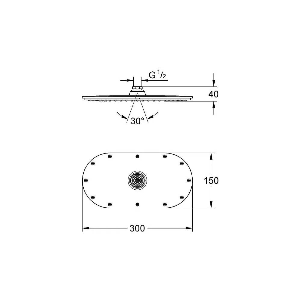 "Grohe Rainshower Veris 300" 27470000