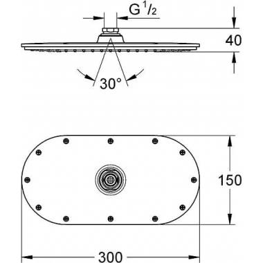 "Grohe Rainshower Veris 300" 27470000