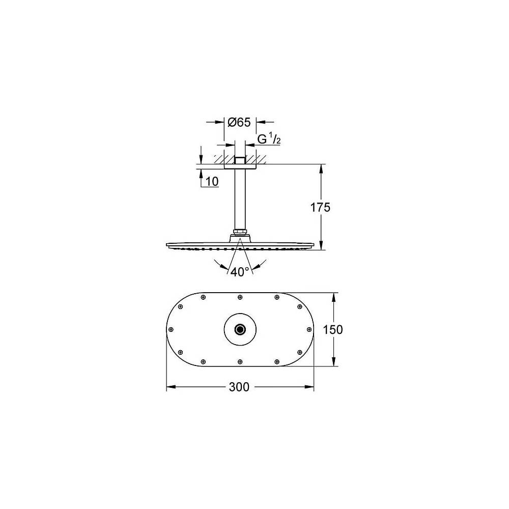 "Grohe Rainshower Veris 300" 26069000