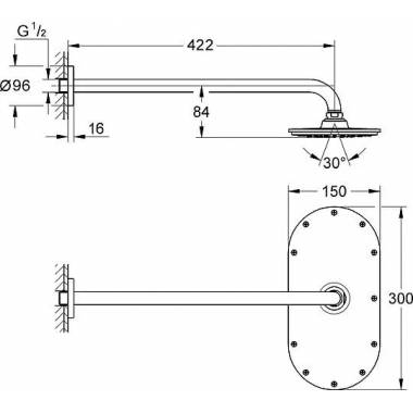 "Grohe Rainshower Veris 300" 26170000