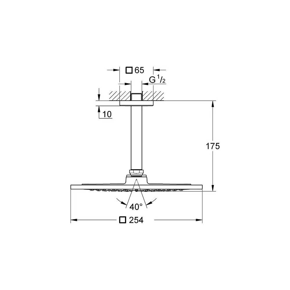 "Grohe Rainshower F-Series" dušo kabina 26061000