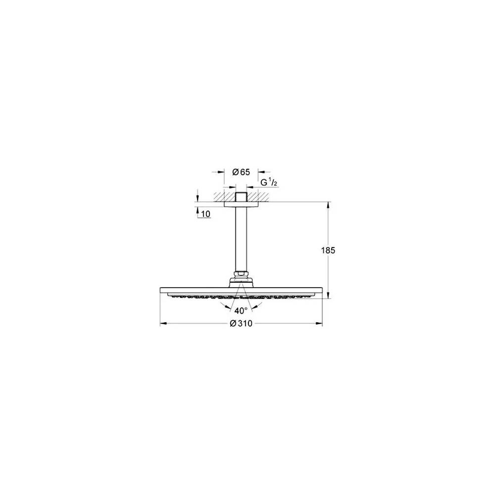 "Grohe" lietvamzdis "Cosmopolitan 310" 26057000