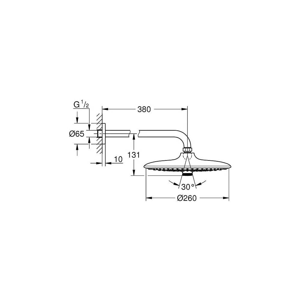 "Grohe Euphoria SmartControl" dušo galvutė 26459000