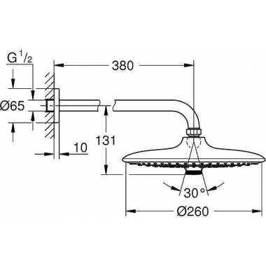 "Grohe Euphoria SmartControl" dušo galvutė 26459000