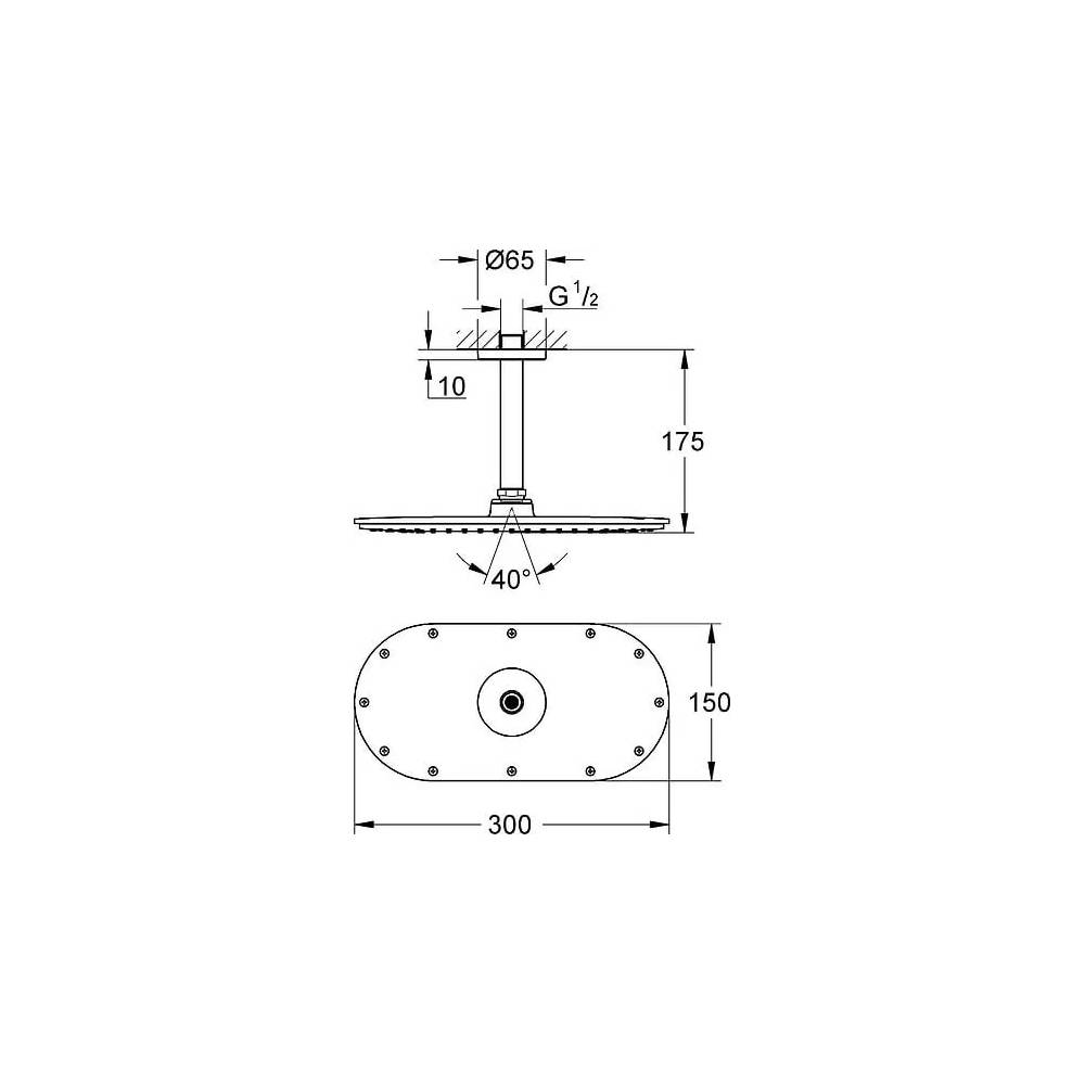 "Grohe Rainshower Veris 300" 26059000