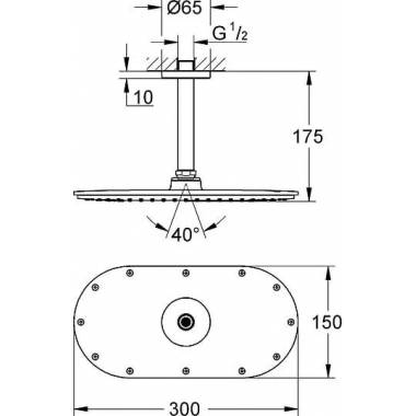 "Grohe Rainshower Veris 300" 26059000