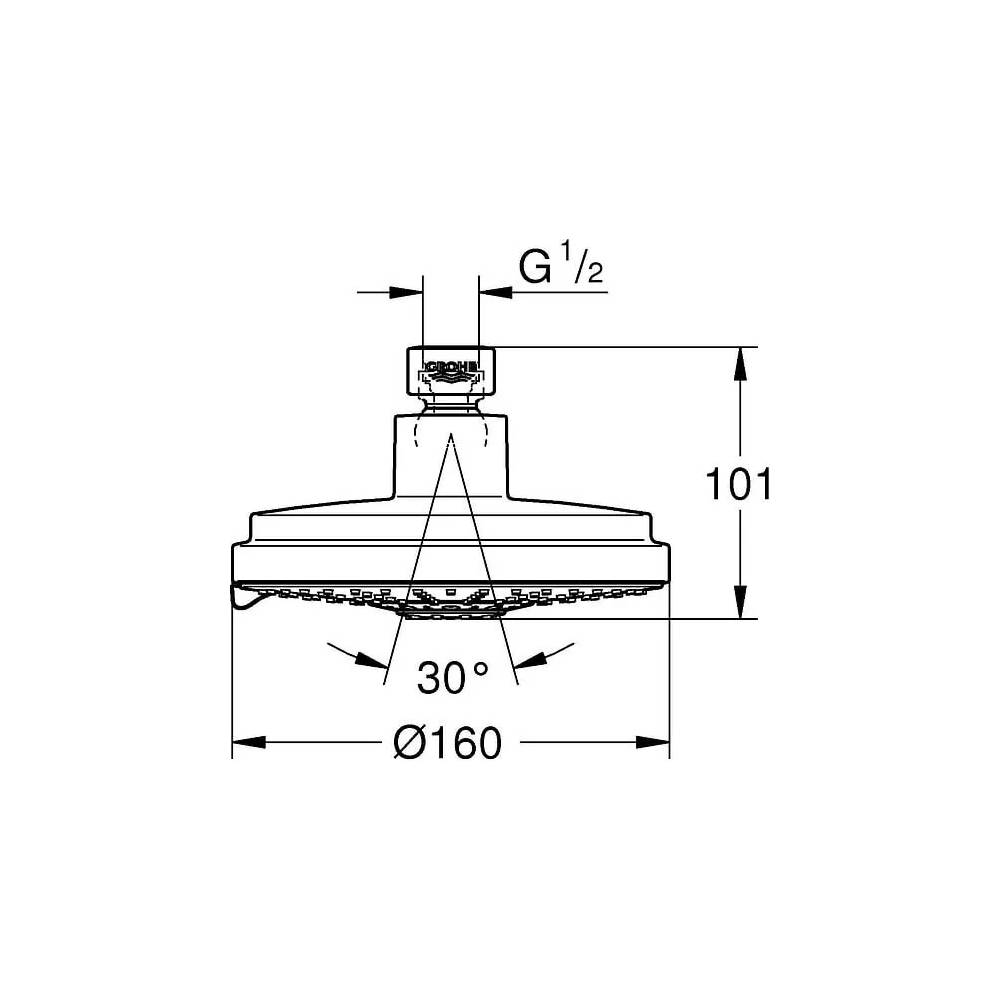 "Grohe" lietvamzdis "Cosmopolitan 160" 27134000