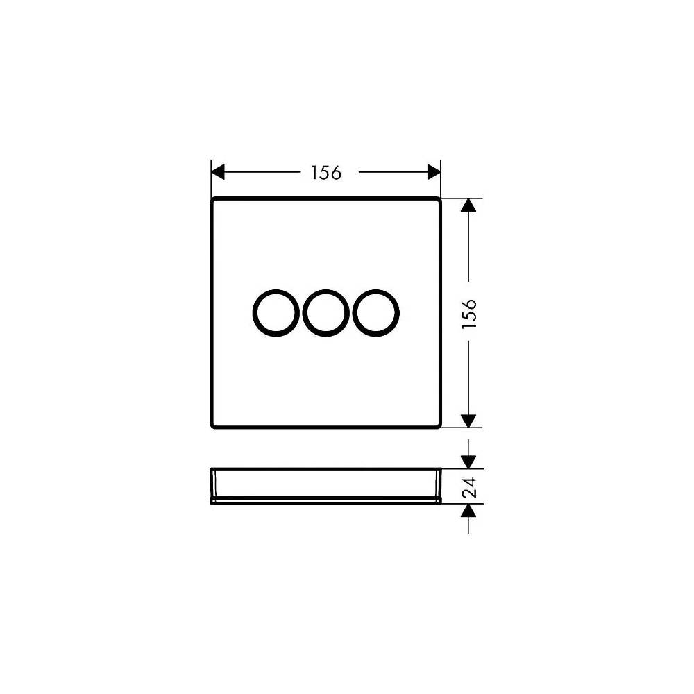 "Hansgrohe ShowerSelect" dušo srauto jungiklis 15736400