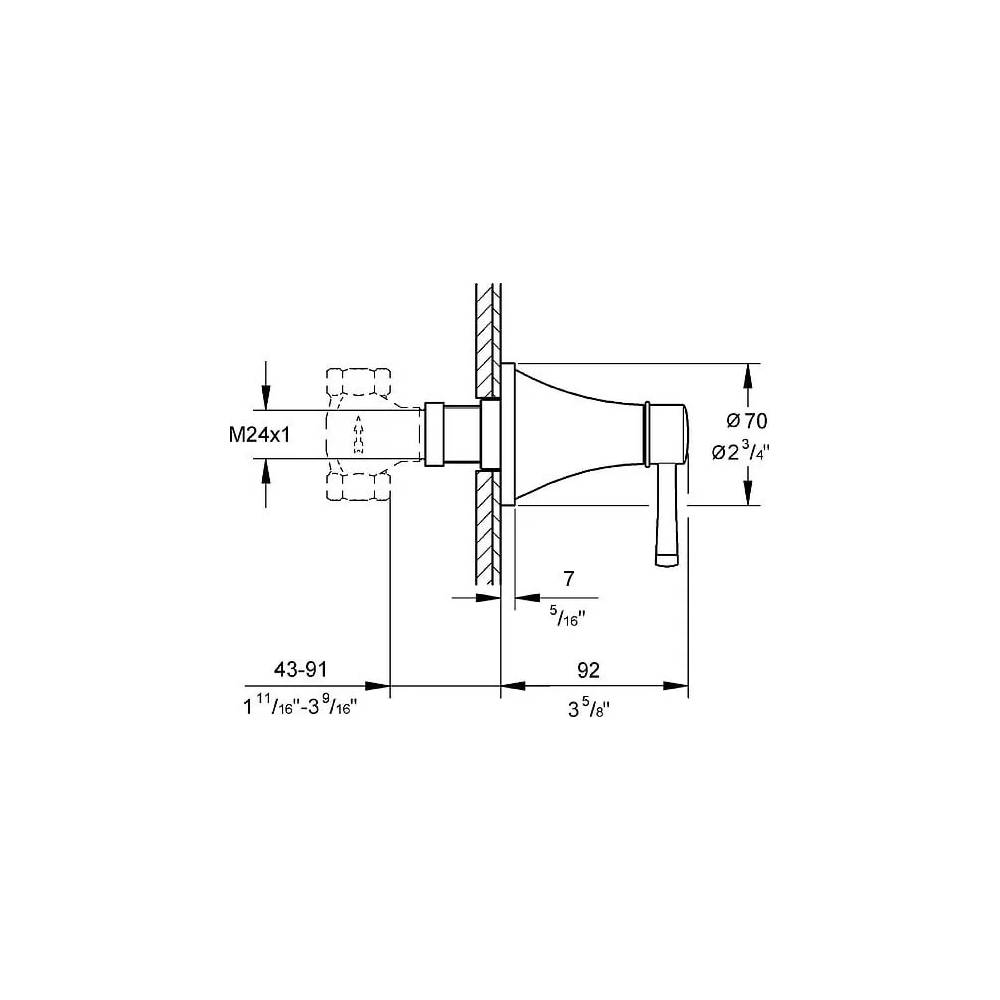 Grohe ventilis Grandera 19944000