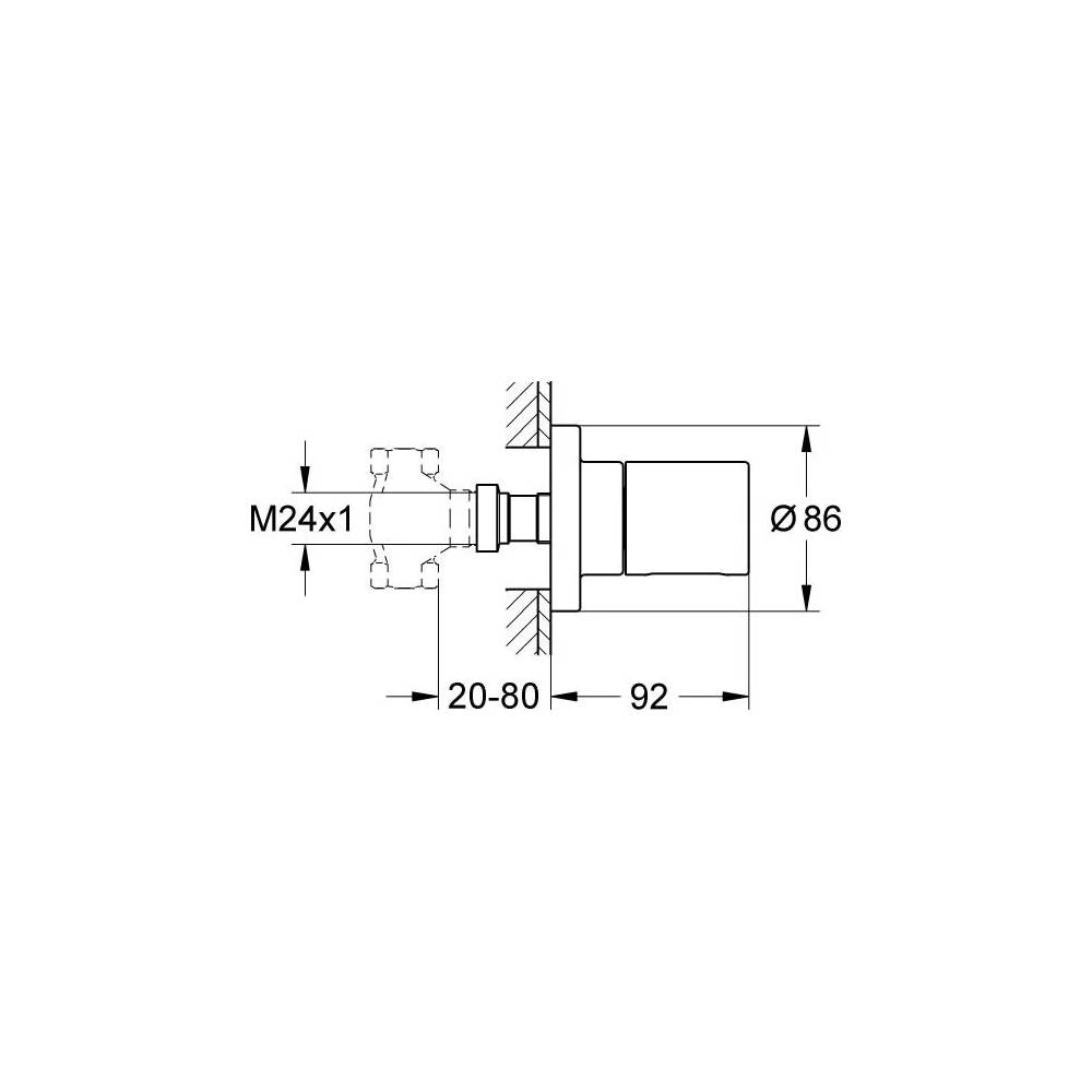 Grohe ventilis Grohtherm 3000 Cosmopolitan 19470000