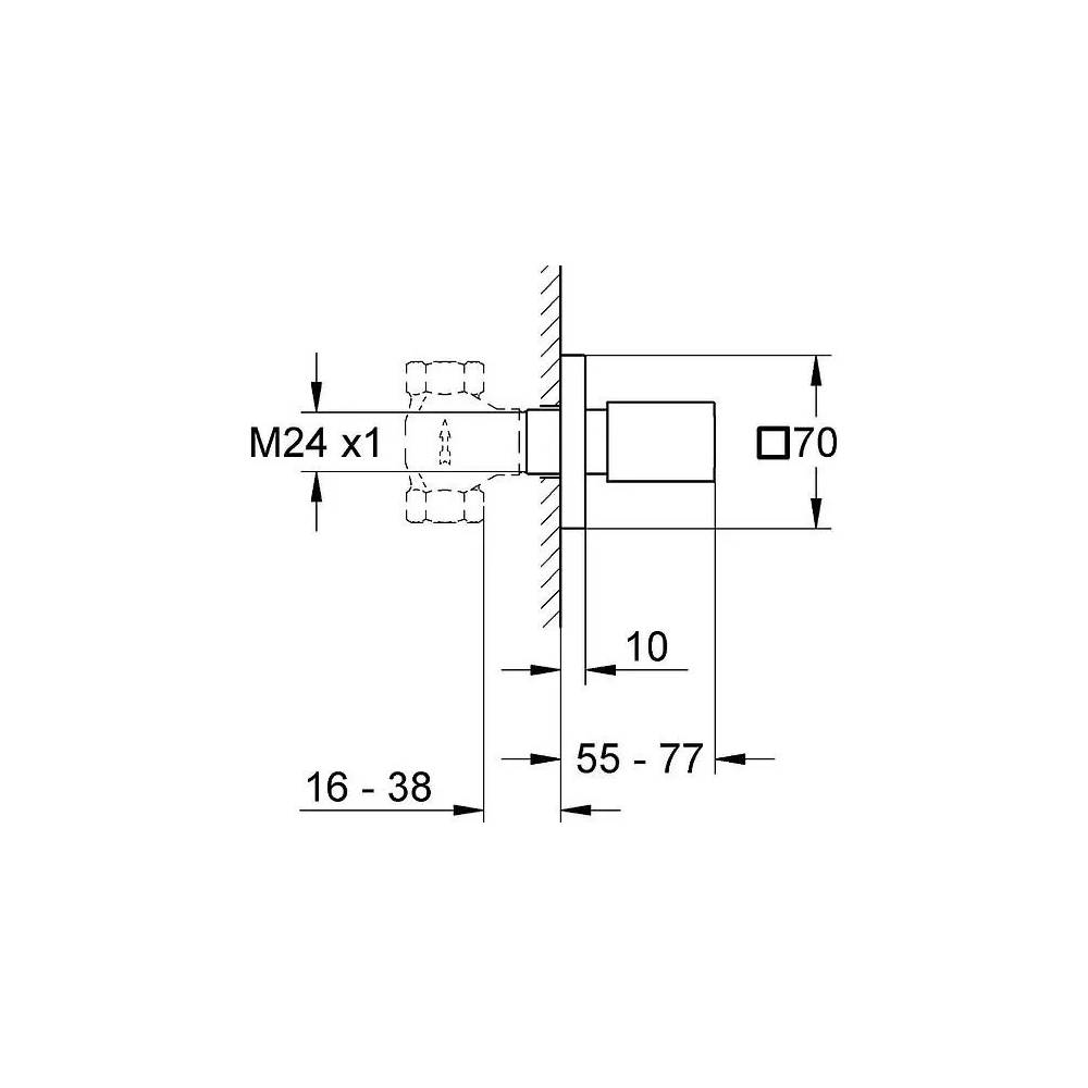 Grohe ventilis Eurocube 19910000