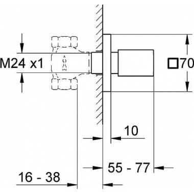 Grohe ventilis Eurocube 19910000