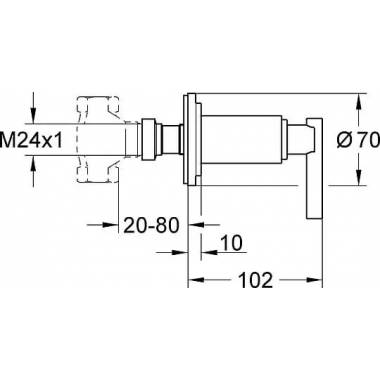 "Grohe ventilis Atrio" 19088000