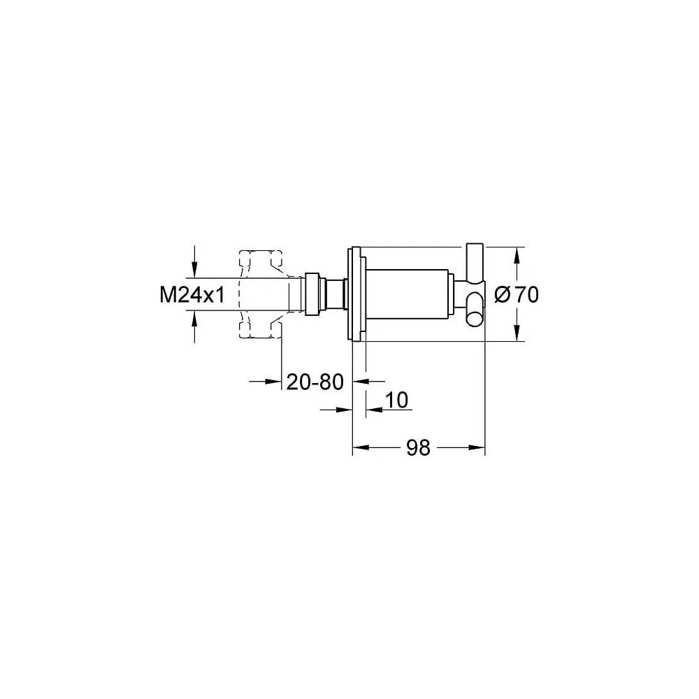 "Grohe ventilis Atrio" 19069000