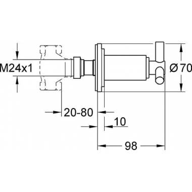 "Grohe ventilis Atrio" 19069000