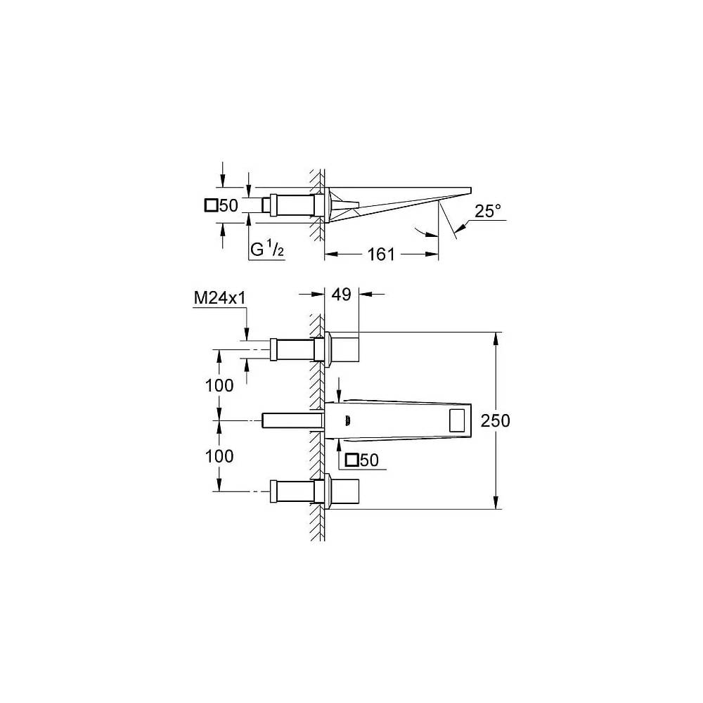 "Grohe Allure Brilliant" praustuvo maišytuvas 20346000