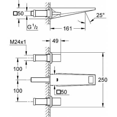 "Grohe Allure Brilliant" praustuvo maišytuvas 20346000