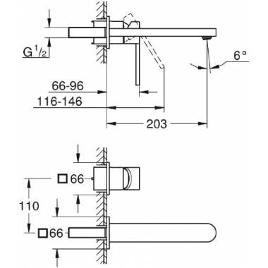 "Grohe" praustuvo maišytuvas "Plus" 29306003