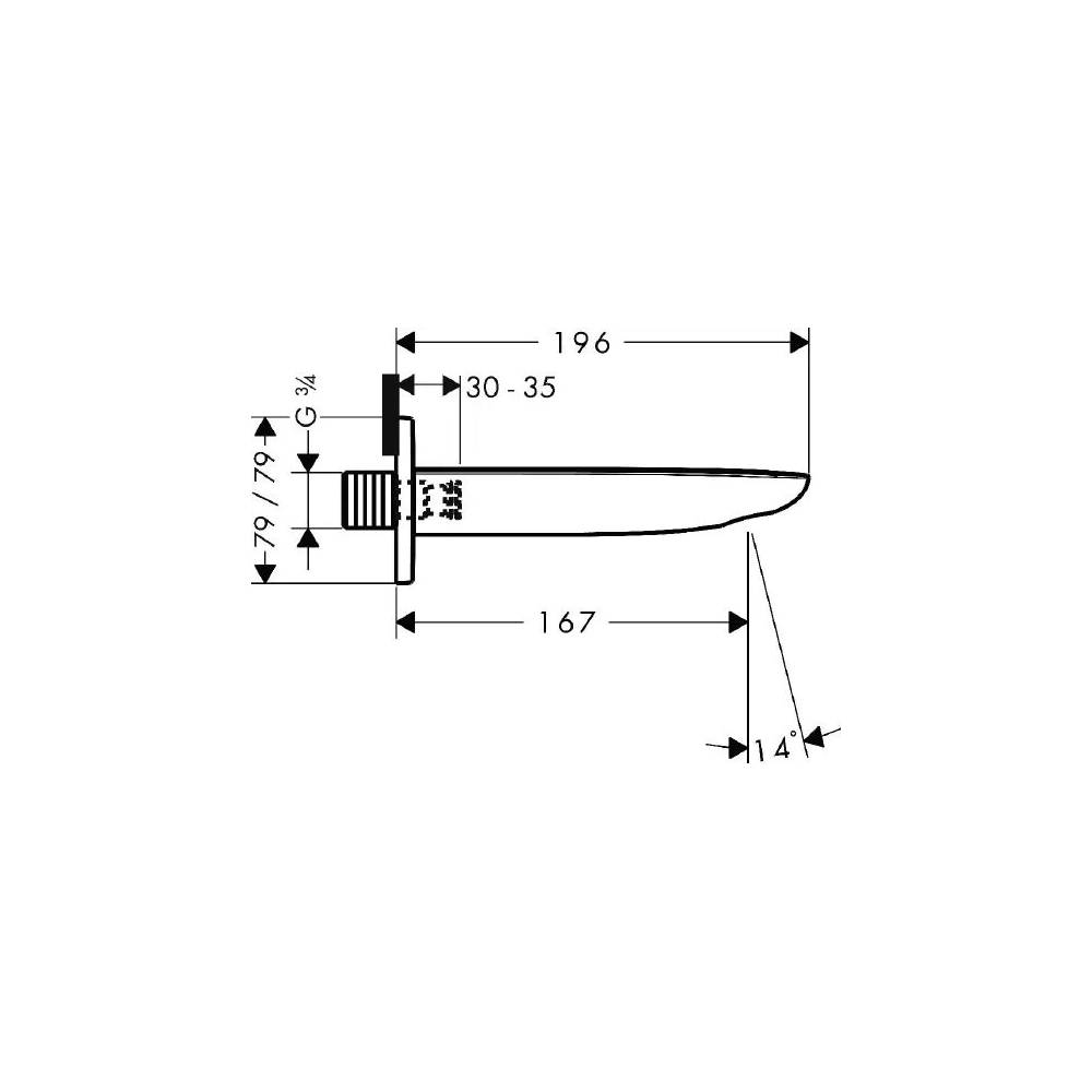 "Hansgrohe" pristato "Puravida" 15412000