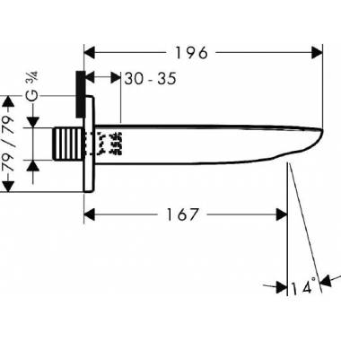 "Hansgrohe" pristato "Puravida" 15412000