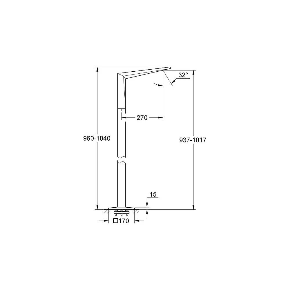 Grohe izteka Allure Brilliant 13301000