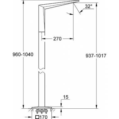 Grohe izteka Allure Brilliant 13301000