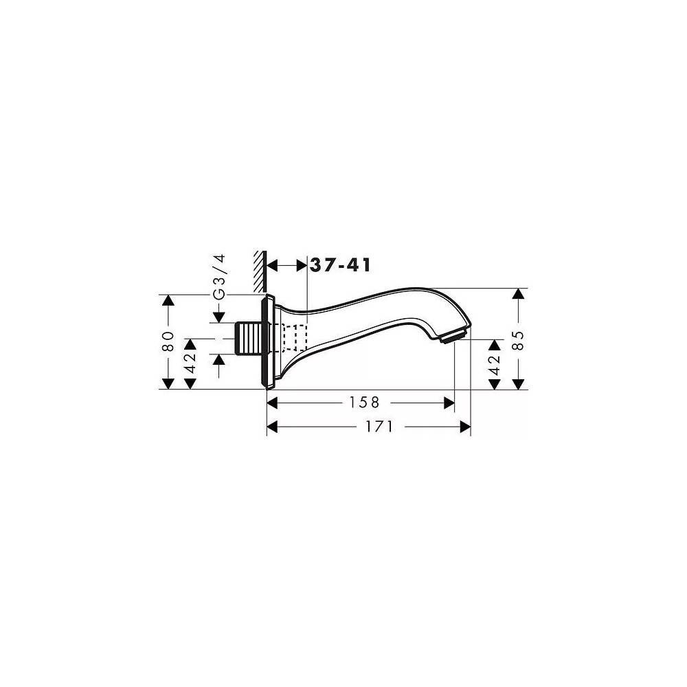 "Hansgrohe Metropol Classic" snapelis 13425000