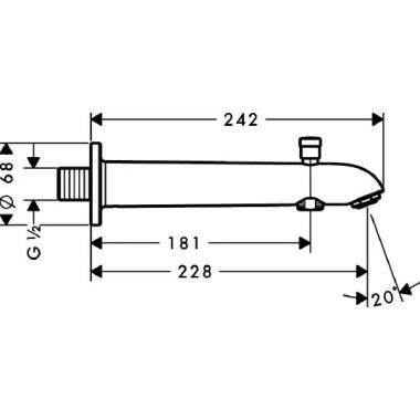 Hansgrohe E 228 13424000