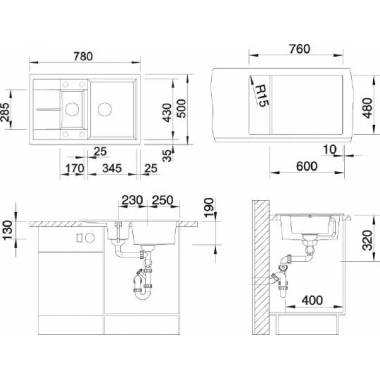 BLANCOMETRA 6S COMPACT SILGRANIT C WEISS M. EXZ.